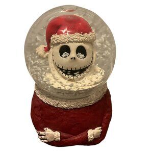 Nightmare Before Christmas Jack Skellington Santa Musical Snow/Water Globe